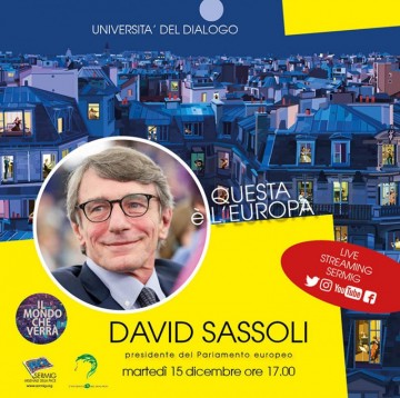 David Sassoli al Sermig