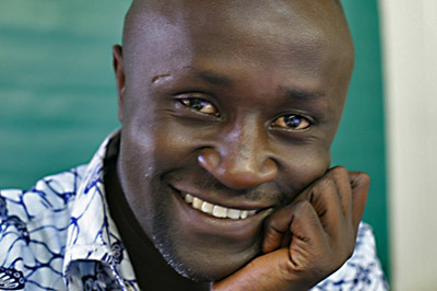 Didace Namujimbo, 34 anni, giornalista di Radio Okapi a Bukavu.