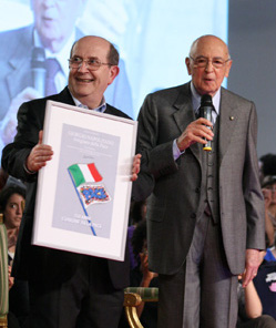 Il presidente Giorgio Napolitano al Sermig