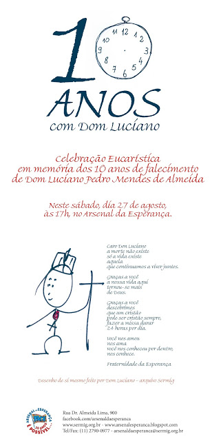 Dom Luciano Mendes: graças a você...